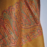 Vintage Paisley Palla Kani Women's Stole – Mustard Yellow