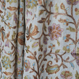 Chinar Leaf White Pashmina Fine Wool Nalki Hand-Embroidered Shawl