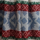 Woolen Himalayan Shawl – Handwoven Multicoloured Tibetan Blanket