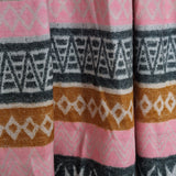 Soft Himalayan Wool Shawl – Colourful Tibetan Winter Blanket Wrap