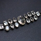 Vintage Sterling Silver Himalayan Faceted Citrine Bracelet - Baga Ethnik Living