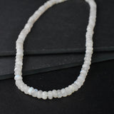 Wonder-Land Faceted Rainbow Moonstone Beaded Necklace - Baga Ethnik Living