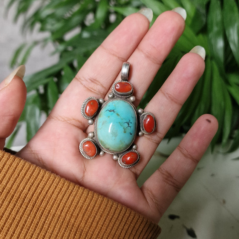 Peaceful Soul Sterling Silver Pendant - Baga Ethnik Living