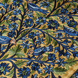 Kashmir Chain-Stitch Handmade Tree Of Life Silk Tapestry - Baga Ethnik Living
