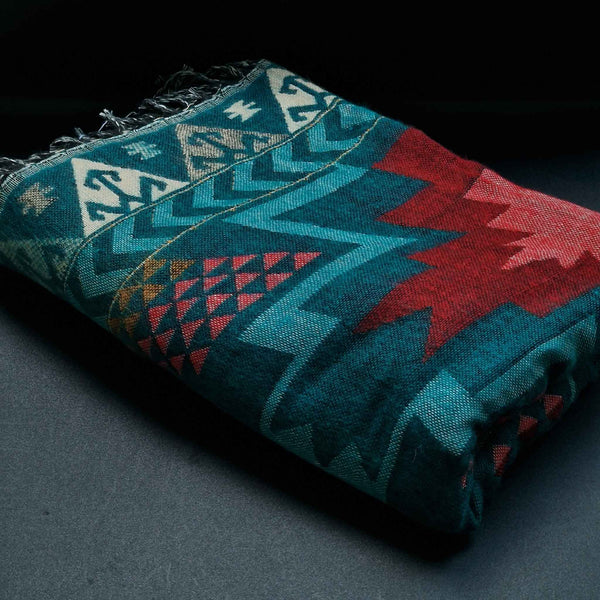 Tibet Shawl Himalayan Blanket Scarf - Zen - Baga Ethnik Living