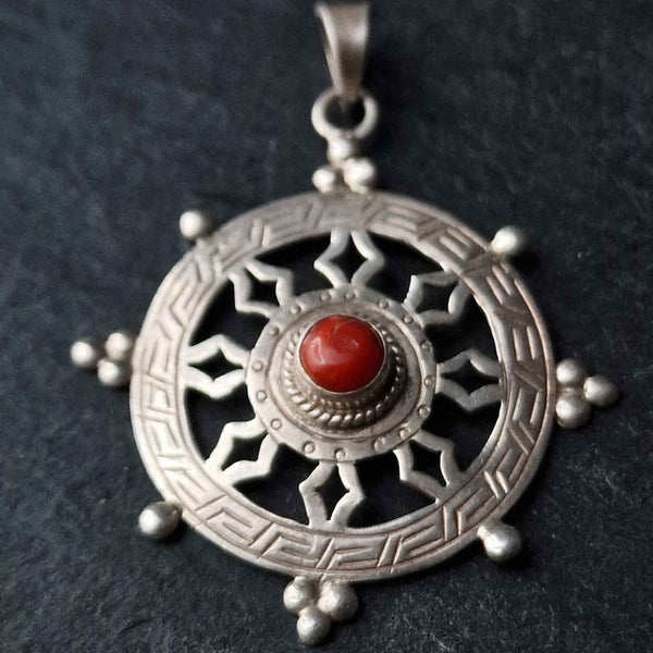 Stunning Handmade Coral Vintage Pendant Collection - Baga Ethnik Living