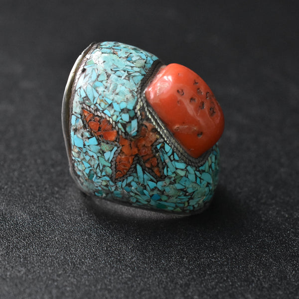 Tibetan Wonders Silver Ring - Baga Ethnik Living Default Title Rings