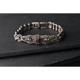 Vintage Sterling Silver Marcasite Bracelets - Baga Ethnik Living