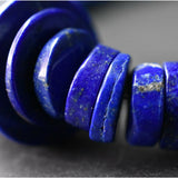 Vintage Afghan Lapis Lazuli Handmade Disc Shaped Necklace - Baga Ethnik Living