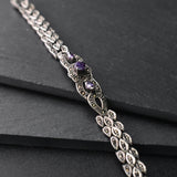 Vintage Sterling Silver Marcasite Bracelets - Baga Ethnik Living