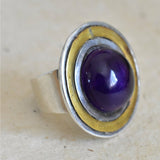 Picture Perfect Amethyst Crystal Ring - Baga Ethnik Living