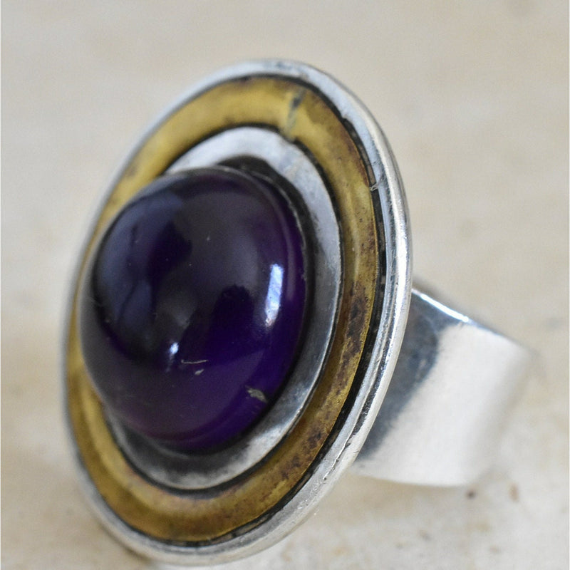 Picture Perfect Amethyst Crystal Ring - Baga Ethnik Living
