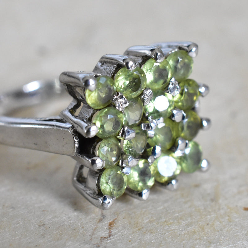 Gentle Soul Peridot Sterling Silver Ring - Baga Ethnik Living