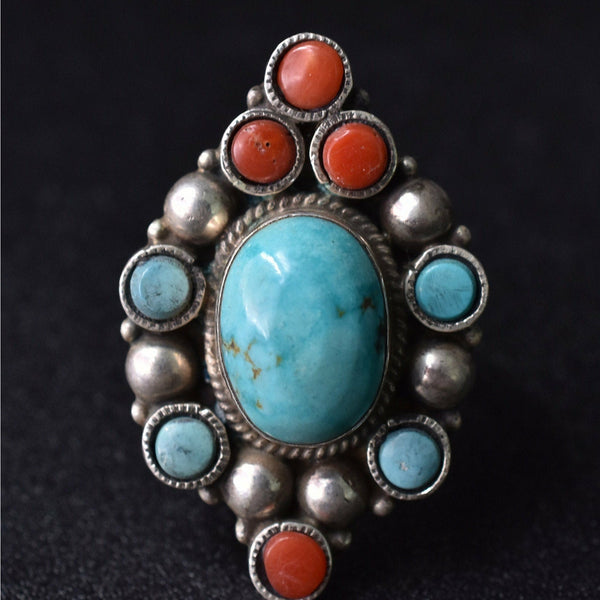 Full Of Greatness Tibetan Silver Ring - Tibetan Jewelry | Baga Ethnik Living