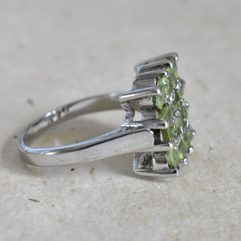 Gentle Soul Peridot Sterling Silver Ring - Baga Ethnik Living