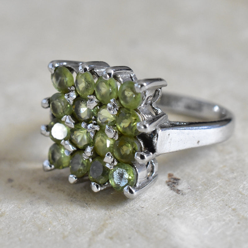 Gentle Soul Peridot Sterling Silver Ring - Baga Ethnik Living