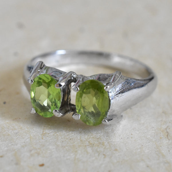 Unique Himalayan Peridot Ring