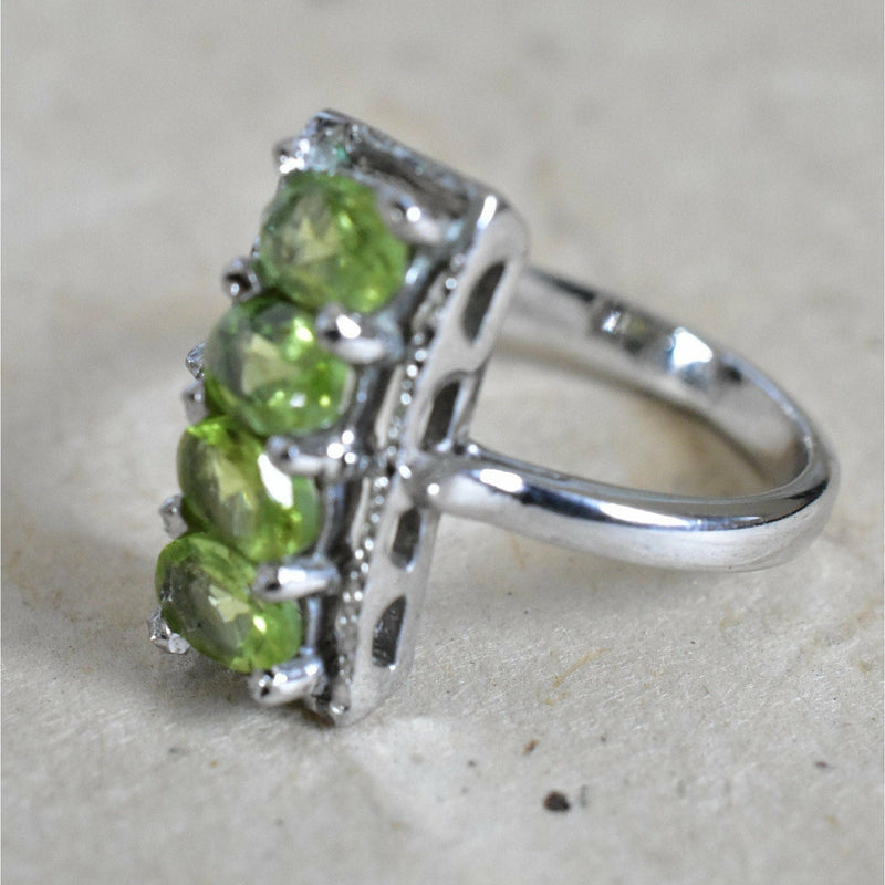 Peridot Semi Silver Ring - Baga Ethnik Living Default Title Rings